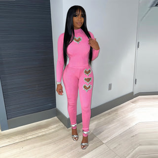 ESME Embelished Heart Cutout Set