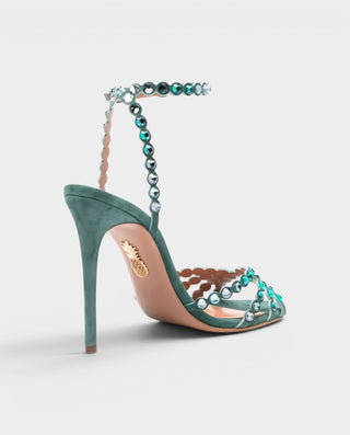 Tacones de aguja con cordones de piel sintética KELLA