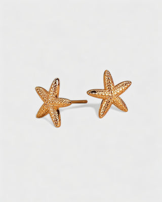 Stainless Steel Starfish Stud Earrings