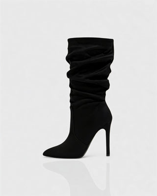 SANYA Slouchy Pointed-Toe Stiletto Boots