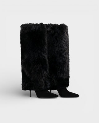 LERINA Faux Fur Knee-high Boots