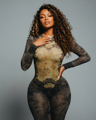 KALEYA Abstract Print Jumpsuit