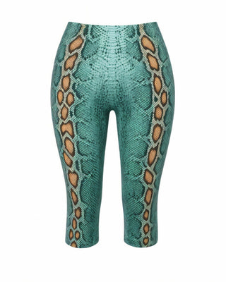 DELLA Snake Print Capri Pants