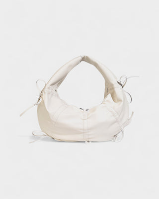 YONA Ruched Bow Shoulder Bag