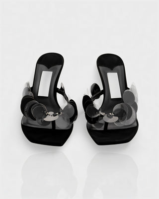 LOLITA Sequin Kitten Heels