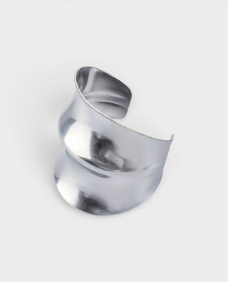 Wavy Wide Cuff Bracelet