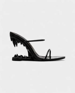 MALAYA Fang Sculpted Heel Sandals