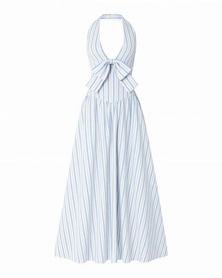 FENICIA Striped Halter Midi Dress - S - Women's Fashion - Celestia FENICIA Striped Halter Midi Dress - S - Women's Fashion - Celestia