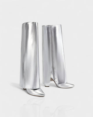 MAISY Straight Metallic Boots
