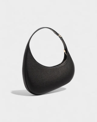 BELVIA Faux Leather Crescent Bag