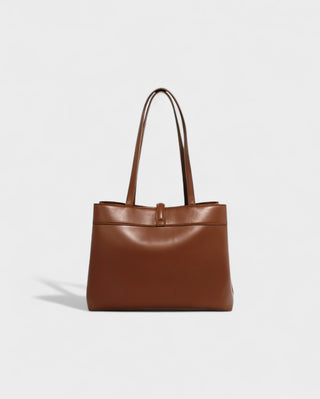 AMBRIA Suede Dual Handle Tote Bag