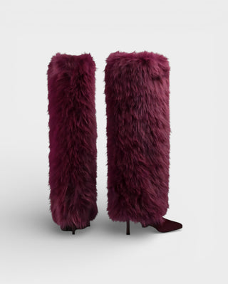 LERINA Faux Fur Knee-high Boots