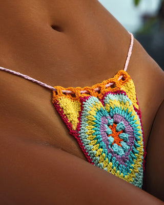 LACEY Multi-Color Crochet Bikini
