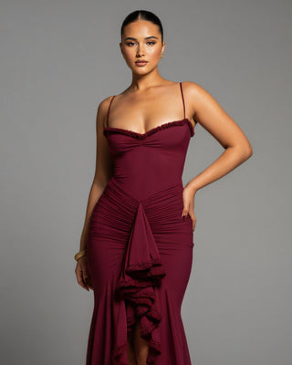 CYNTHIA Ruffled Maxi Dress