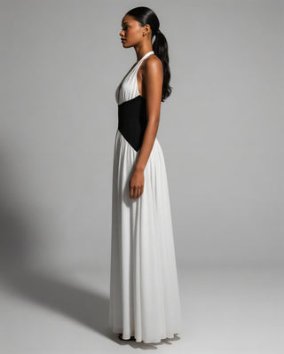 VESKA Halter Maxi Dress