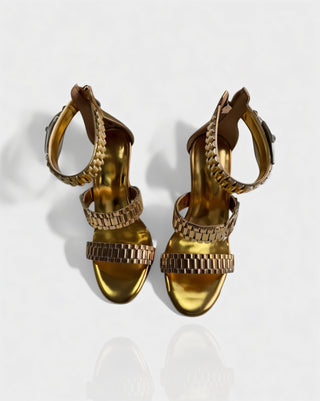 JILLY Watchband Strap Stiletto High Heels