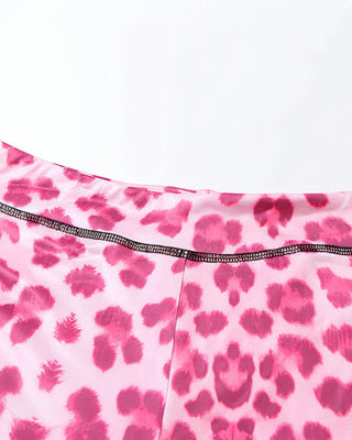 NOA Leopard Zip Up Top & Pants Set