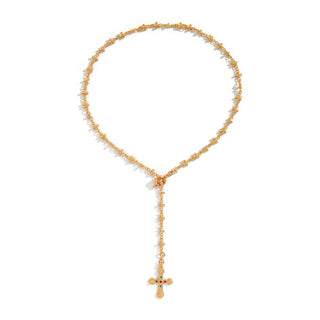 ALIUS Cross Clustered Necklace