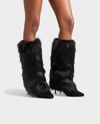 KRISTEL Faux Fur Boot Covers