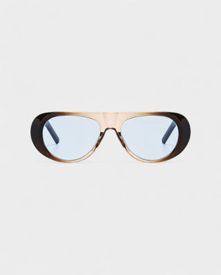 JONNA Oversized Oval Frame Sunglasses