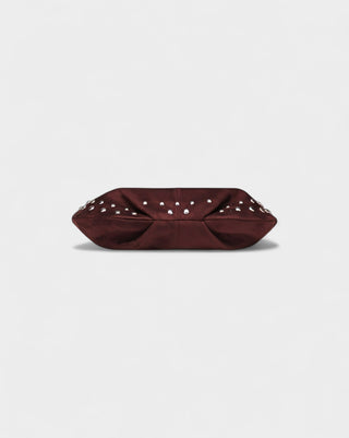 GELLA Heart Charm Studded Shoulder Bag