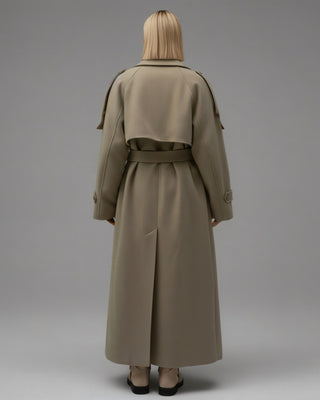 AIDA Oversized Drop-Shoulder Wool Coat