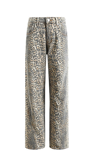 TEAGAN Leopard Print Pants