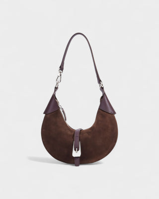 MARLEN Crescent Buckle Shoulder Bag