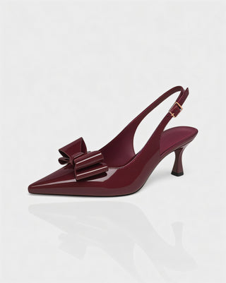 THERESA Bow Strap Pointed Heels