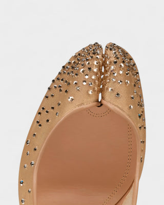 AURIEL Embellished Red Sole Mesh Stiletto Heels