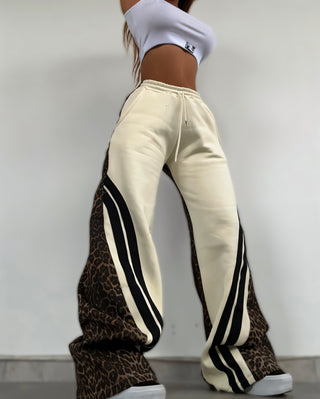 KIRA Leopard Track Pants