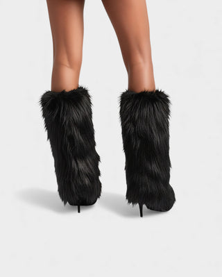 KRISTEL Faux Fur Boot Covers
