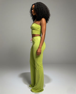 CASHLEY Bandeau Top and Flare Pants Set