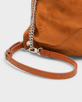 LAYANA Faux Suede Bucket Bag