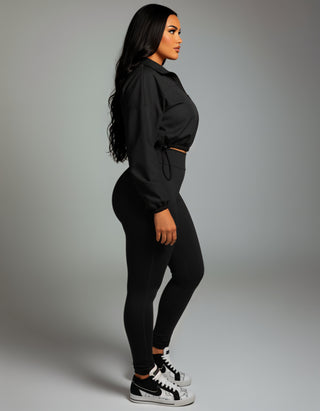 TATUM Cropped Zip Up Jacket & Leggings Set