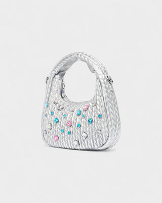 ADELE Quilted Diamond Handbag