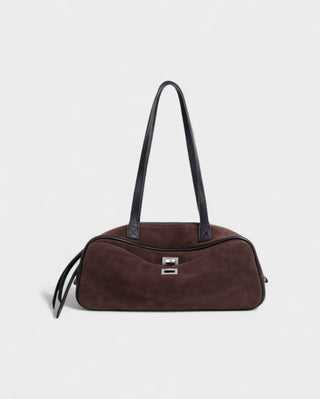 SOREN Rectangular Turn-Lock Shoulder Bag