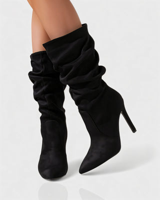 SANYA Slouchy Pointed-Toe Stiletto Boots
