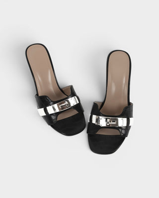 SELORIA Buckle Strap Stiletto Heels