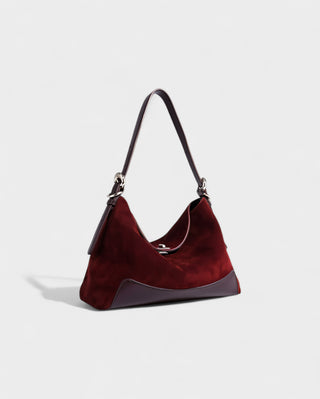MAVINA Suede Tote Shoulder Bag