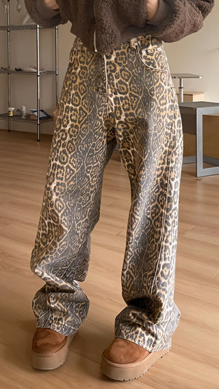 TEAGAN Leopard Print Pants