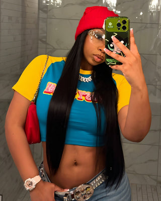 LUANNE Retro Crop Top