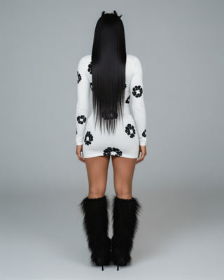 SORELL Flower Print Mini Dress