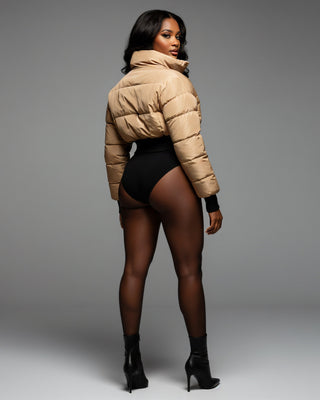 NILIAN Cropped Puffer Jacket