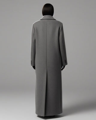 AMARY Oversized Longline Wool Coat