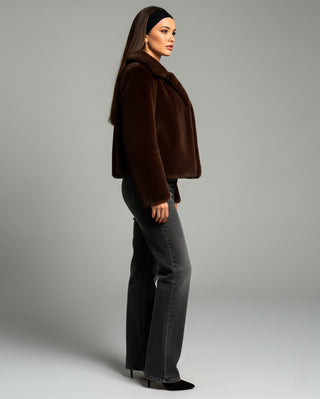 SONYA Plush Faux Fur Jacket