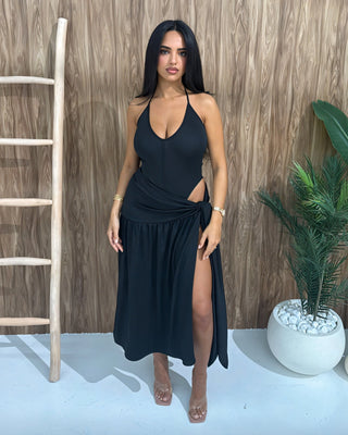 ATANA Knot Midi Dress