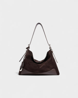 MAVINA Suede Tote Shoulder Bag