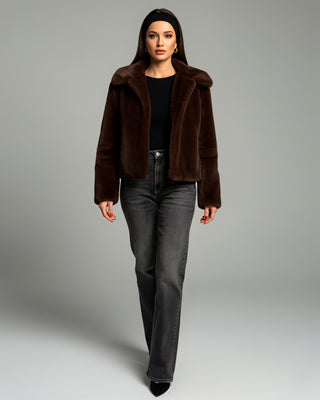 SONYA Plush Faux Fur Jacket