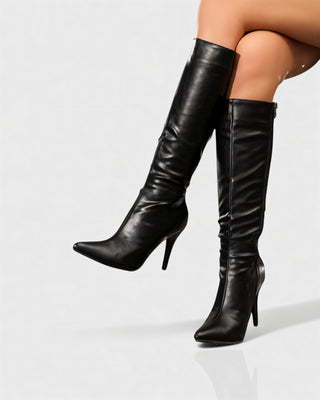 LORENE Pointed Toe Stiletto Heel Boots